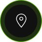 Location pin icon with green circle border.